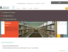Tablet Screenshot of andoverlibrary.org